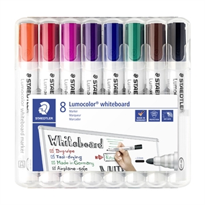 Staedtler WB-marker Lumocolor rond 2mm assortiment (8)